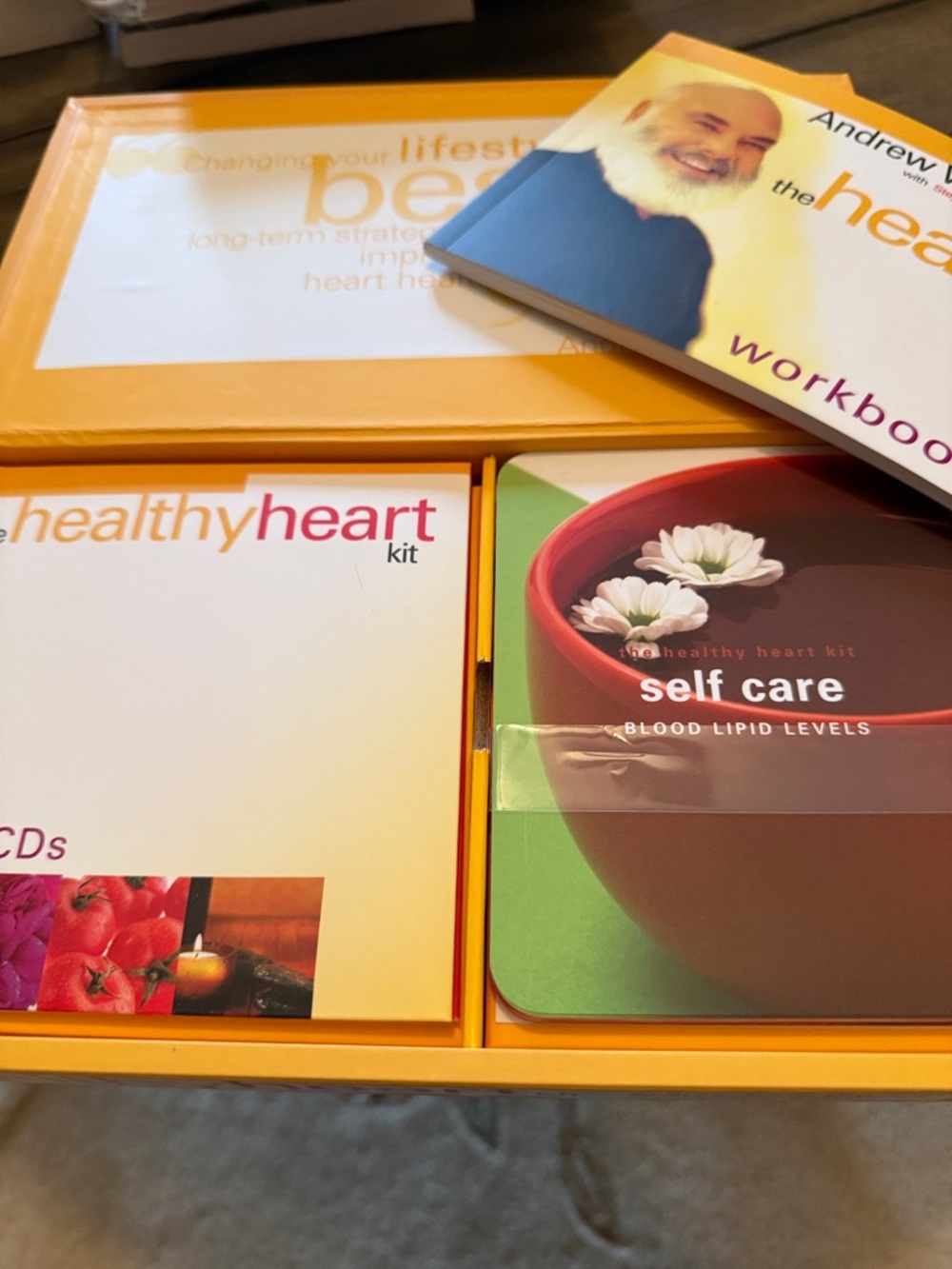 Andrew Weil M.D. The Healthy Heart Kit - White & Orange